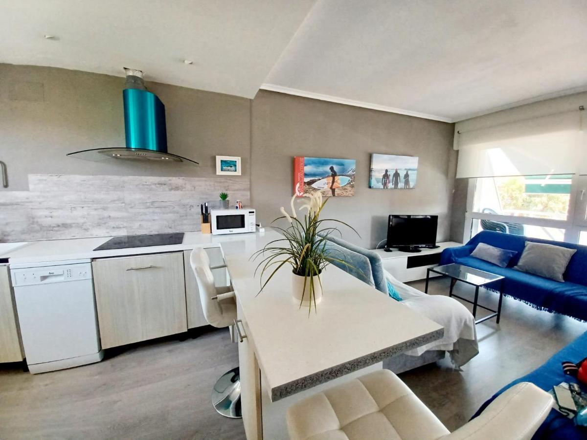 Duplex Con Piscina Muy Cerca De La Playa Appartement Santiuste Buitenkant foto
